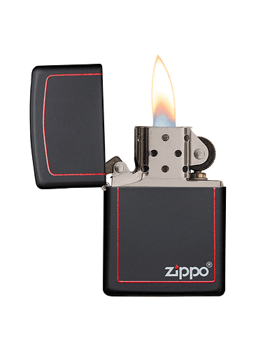 ENCENDEDOR CLASSIC BLACK & RED-ZIPPO 2