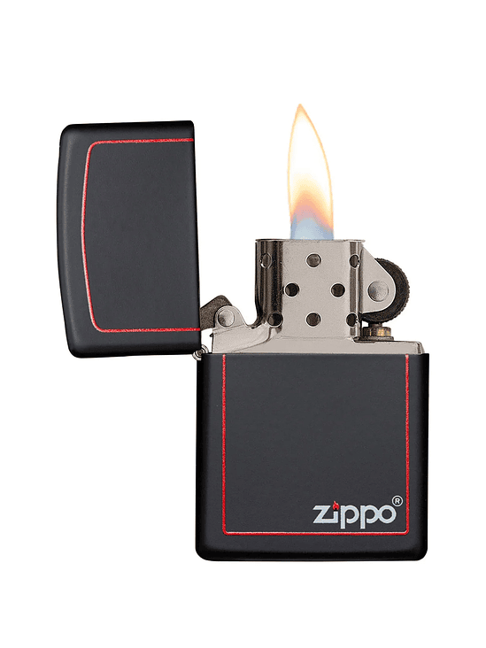 ENCENDEDOR CLASSIC BLACK & RED-ZIPPO 2