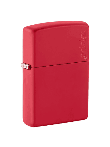 ENCENDEDOR CLASSIC RED MATTE LOGO - ZIPPO 1