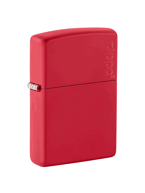 ENCENDEDOR CLASSIC RED MATTE LOGO - ZIPPO 1