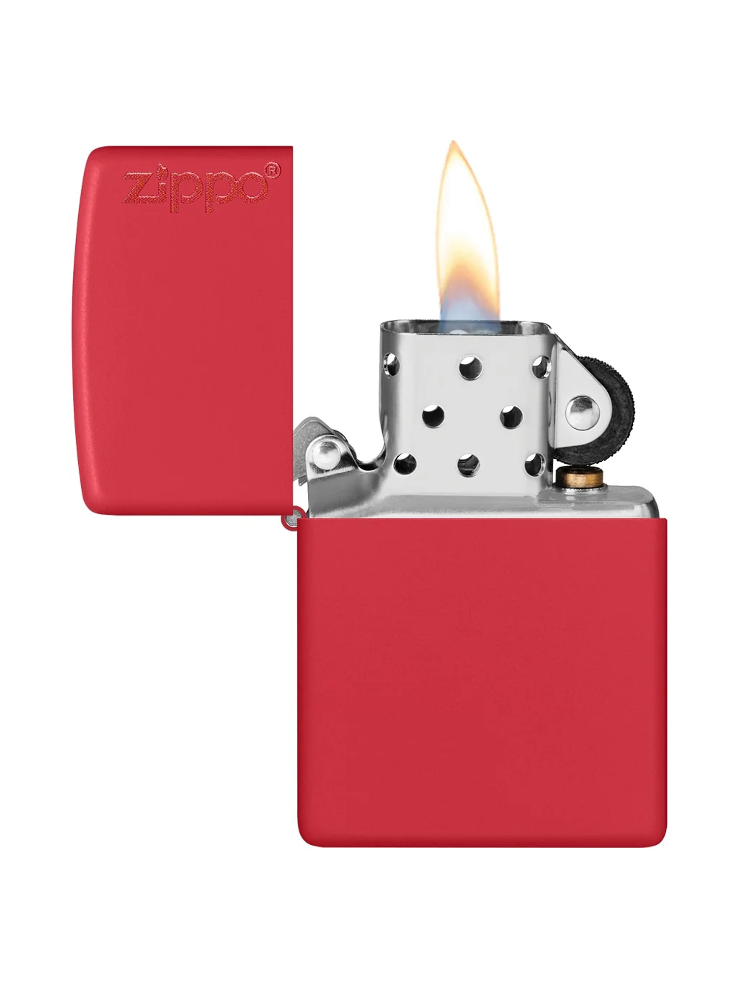 Encendedor Classic Red Matte Logo - Zippo 2