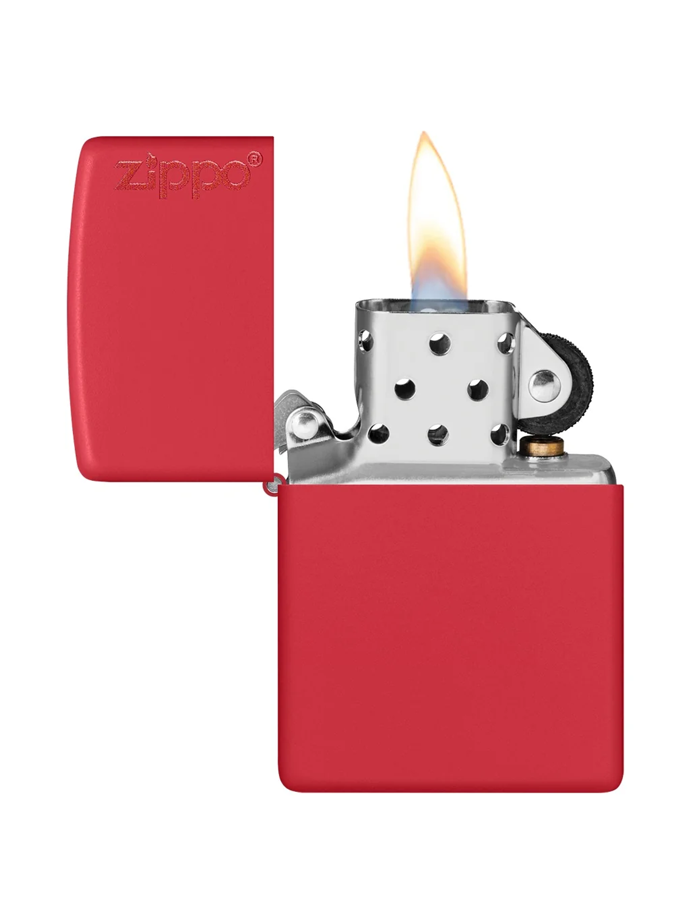 Encendedor Classic Red Matte Logo - Zippo 2