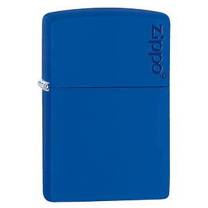 Encendedor Royal Blue Matte Logo - Zippo