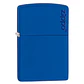 Encendedor Royal Blue Matte Logo - Zippo - Miniatura 1