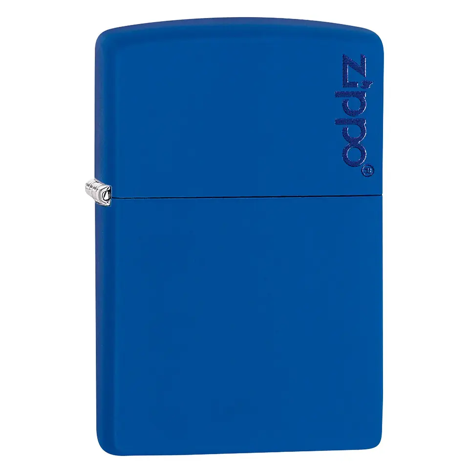 Encendedor Royal Blue Matte Logo - Zippo 1