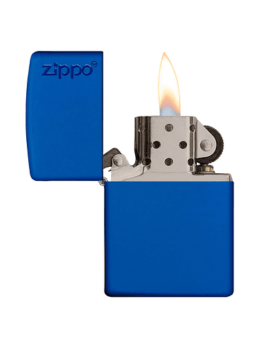 ENCENDEDOR ROYAL BLUE MATTE LOGO - ZIPPO 2