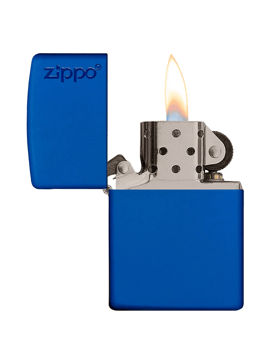 ENCENDEDOR ROYAL BLUE MATTE LOGO - ZIPPO 2