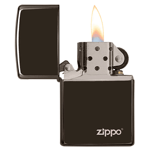 ENCENDEDOR LOGO NEGRO - ZIPPO