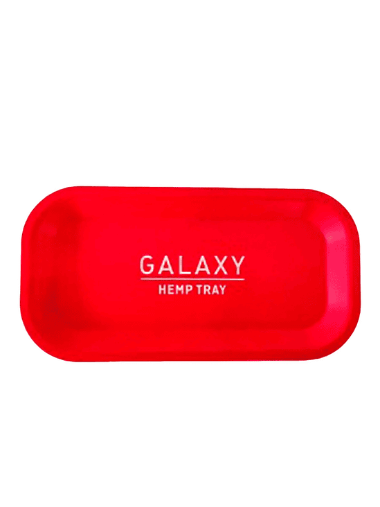 BIODEGRADABLE RED HEMP ROLLING TRAY-GALAXY 1
