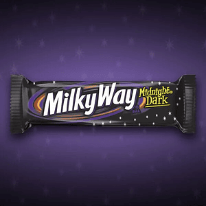 Barra De Chocolate Milky Way Midnight Dark Chocolate 49,9 Gr