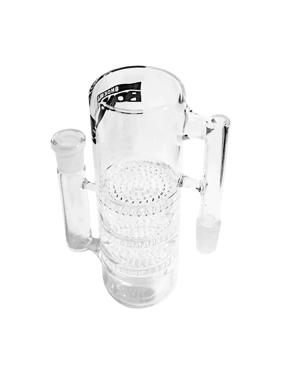 ATRAPA CENIZA PANAL TRIPLE CLEAR 14MM-BONGLAB 2