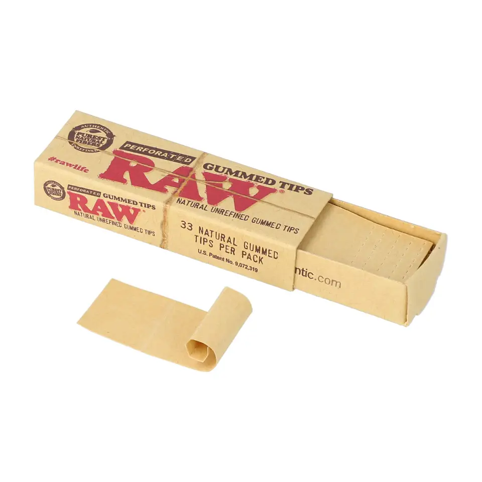 Filtros Tips Gummed (Unidad / Display 24U) -Raw 3