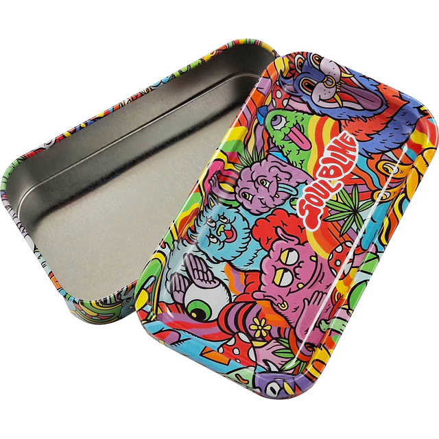 Contenedor Con Tapa Diseños Mix Display 9 Und-Soulblime