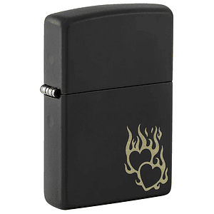 Fire Heart Design-Zippo