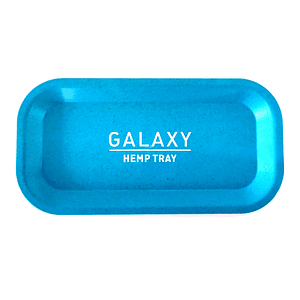 Biodegradable Blue Hemp Rolling Tray-Galaxy
