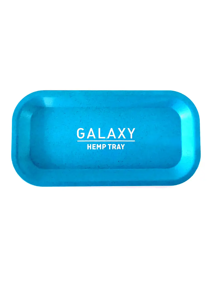 Biodegradable Blue Hemp Rolling Tray-Galaxy 1