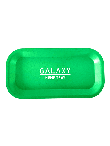 BIODEGRADABLE GREEN HEMP ROLLING TRAY-GALAXY 1