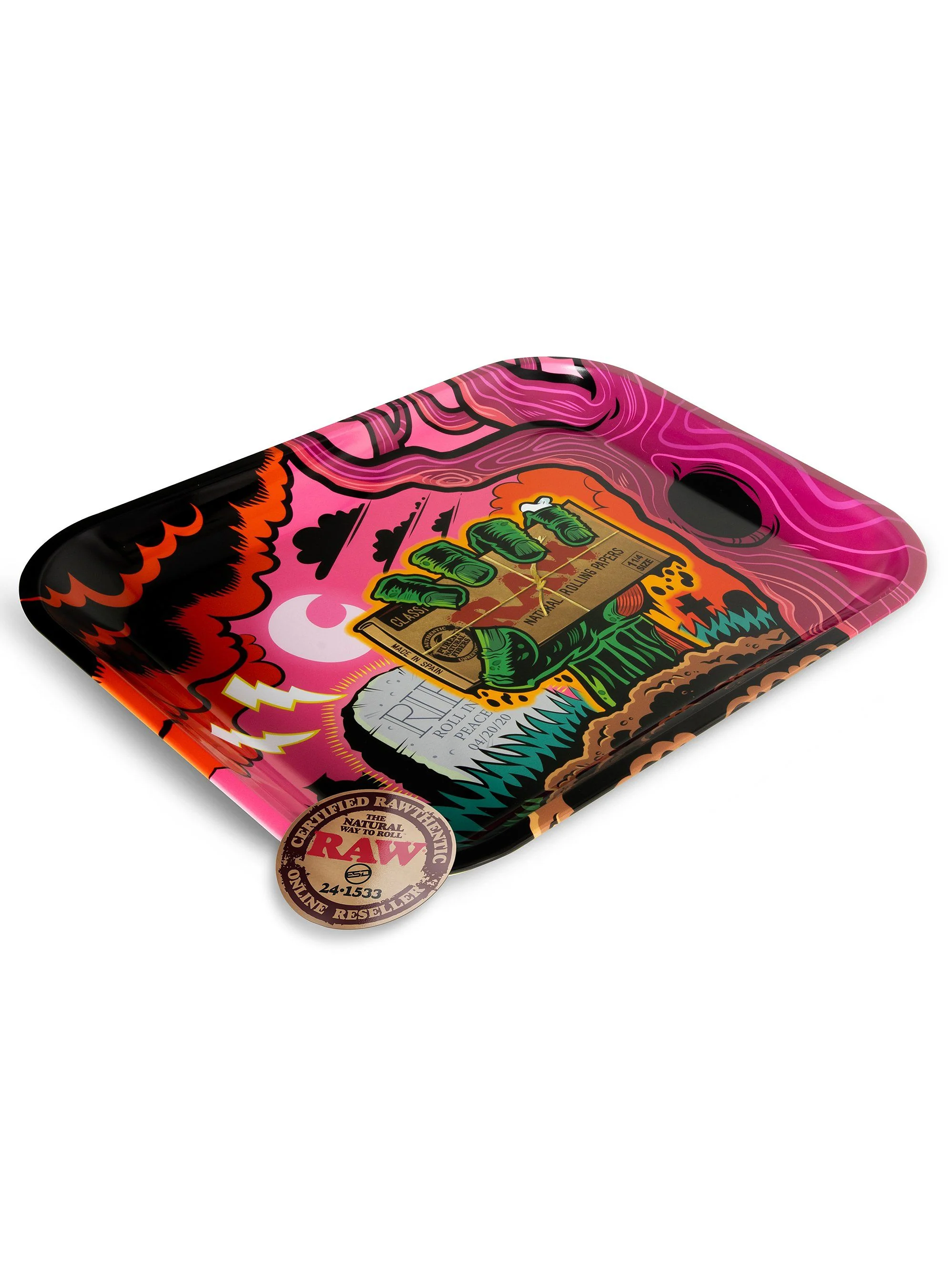 Bandeja Metálica Zombie Grande-Raw 1