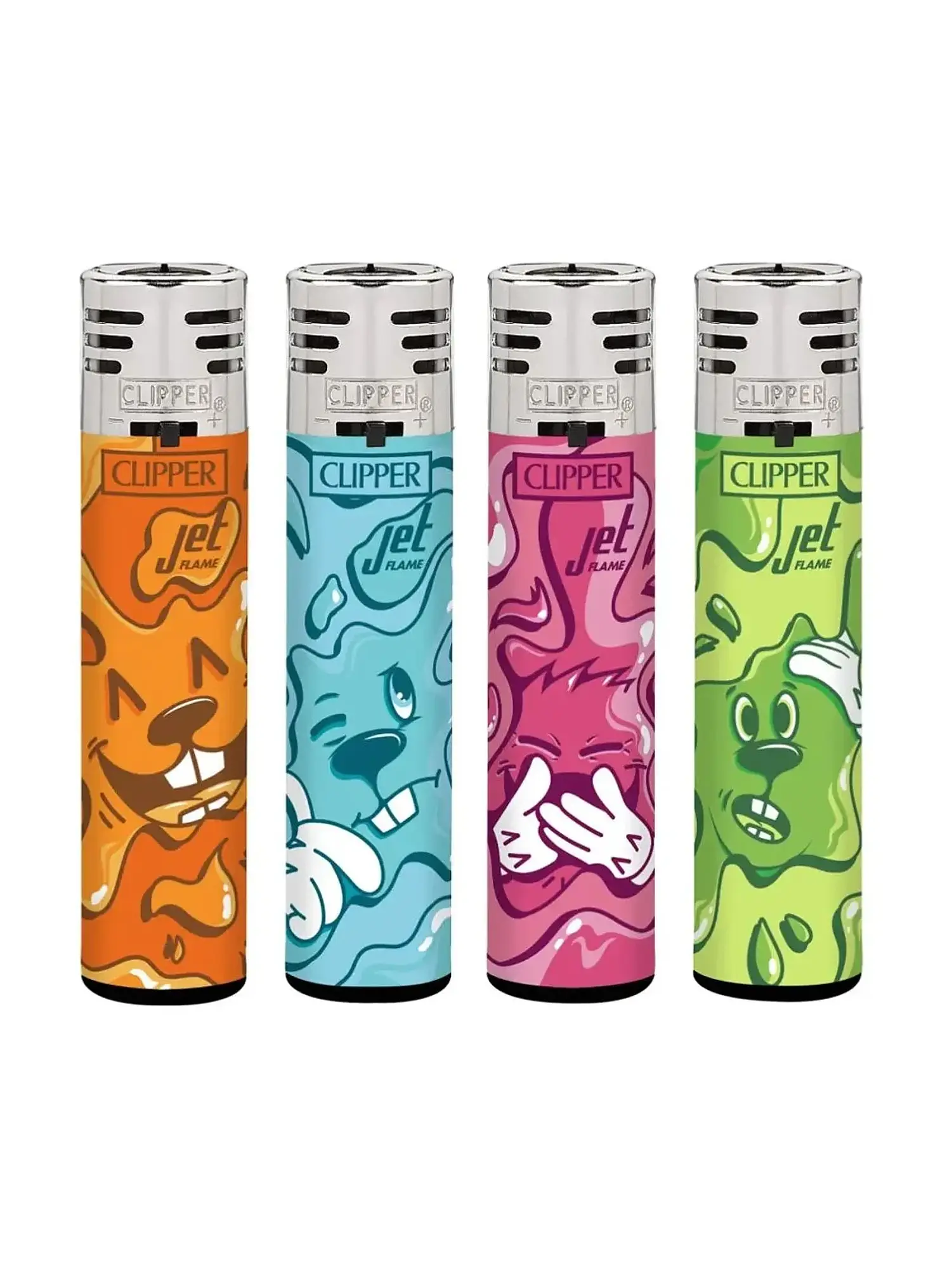 Encendedor Jet Flame Con Tapa Motivos 1