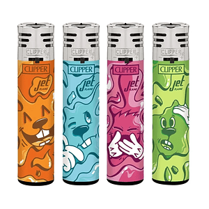 Encendedor Jet Flame Con Tapa Motivos