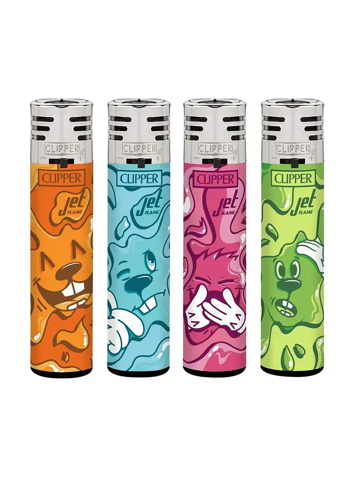 Encendedor Jet Flame Con Tapa Modelos variados- Clipper 1