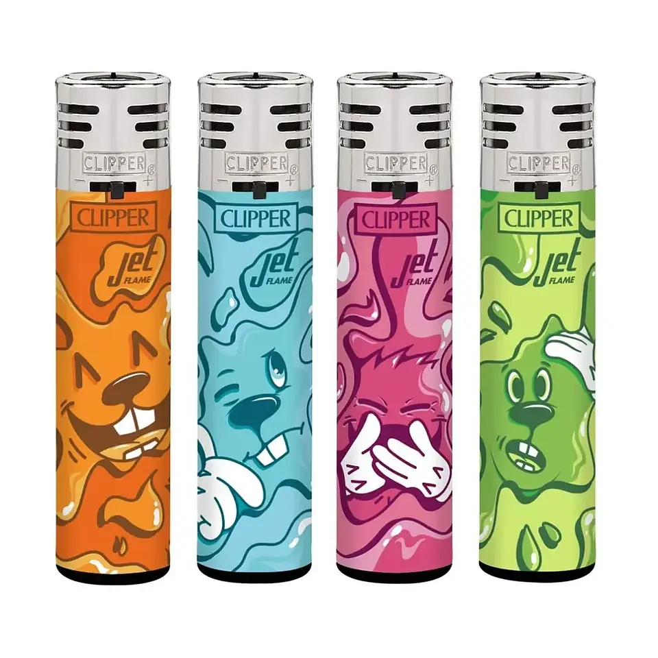 Encendedor Jet Flame Con Tapa Modelos variados- Clipper 1