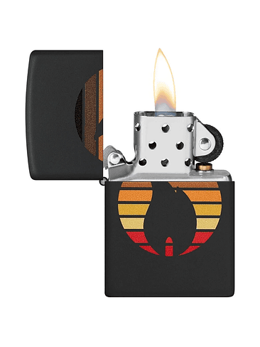 FLAME DESIGN COLORBLOCK-ZIPPO 2