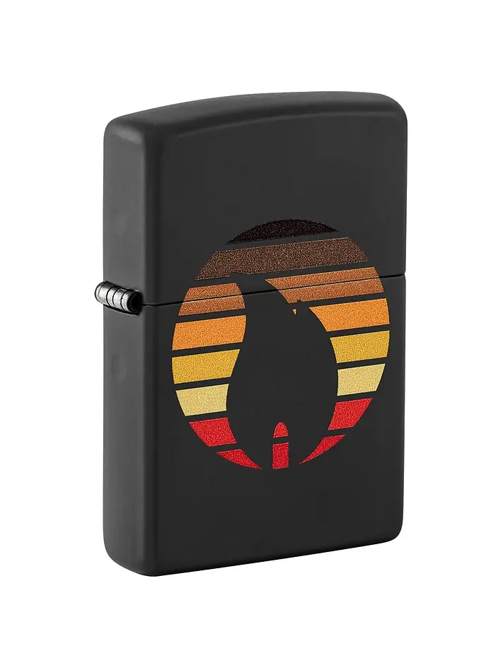 Flame Design Colorblock-Zippo 1