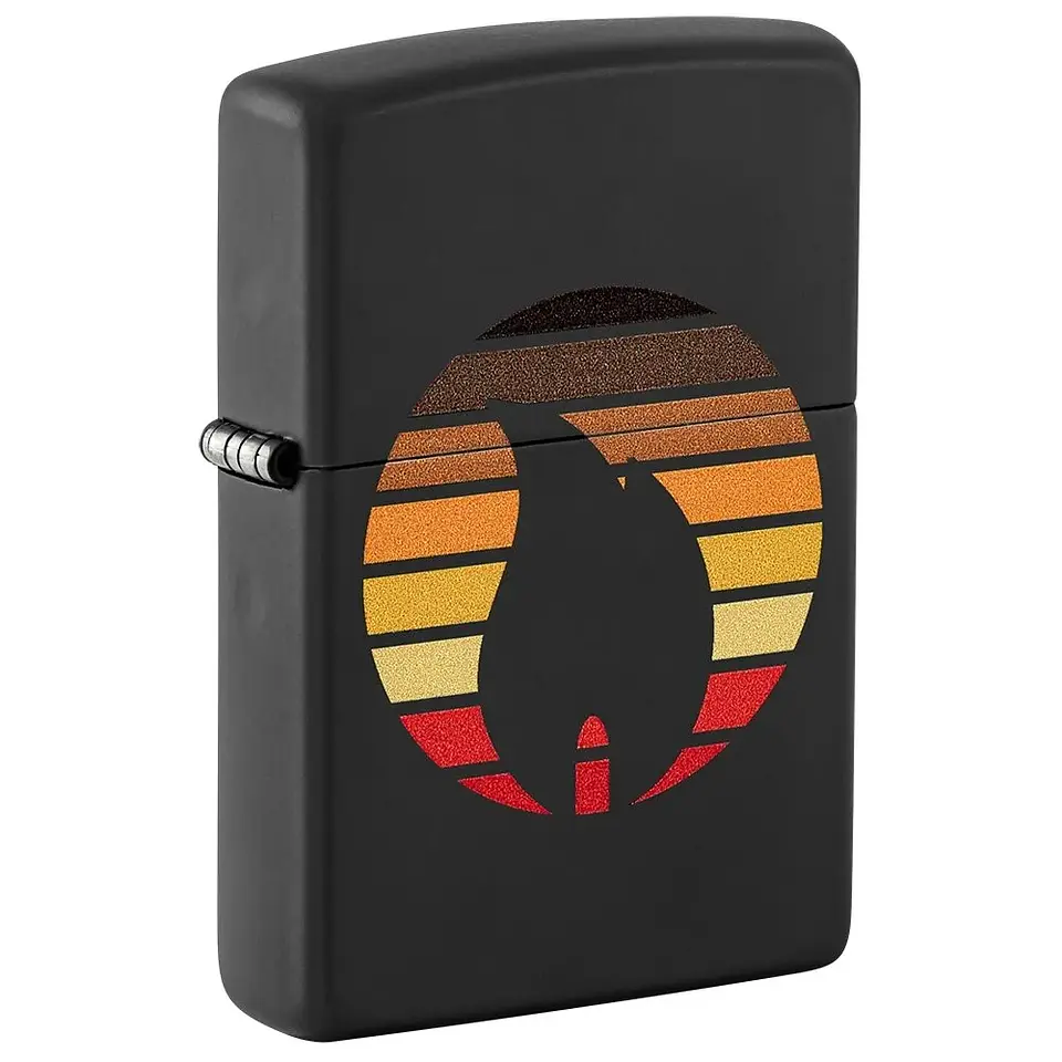 Flame Design Colorblock-Zippo 1