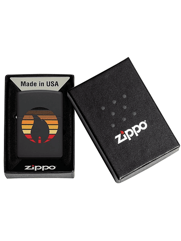 FLAME DESIGN COLORBLOCK-ZIPPO 3