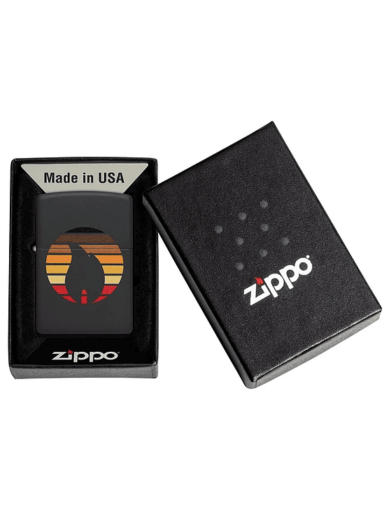 FLAME DESIGN COLORBLOCK-ZIPPO 3