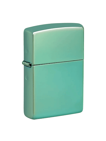 ENCENDEDOR HIGH POLISH GREEN LOGO - ZIPPO 1