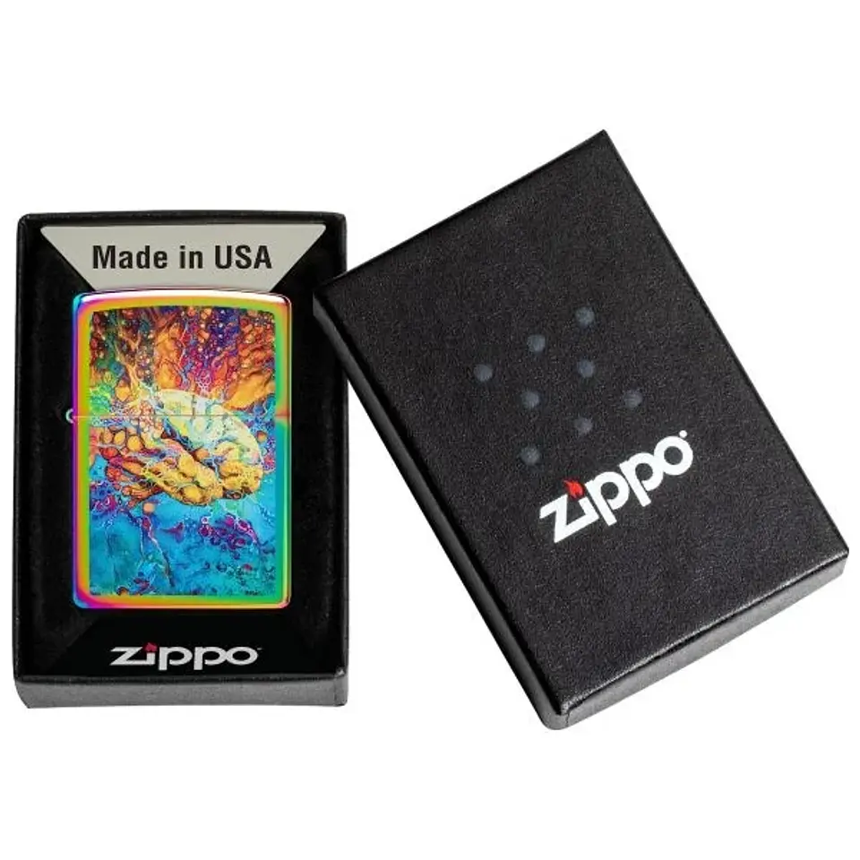 Psychedelic Brain Design-Zippo 3