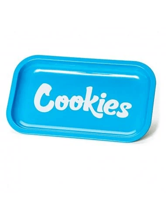 METAL ROLLING TRAY BLUE MEDIUM-COOKIES 1