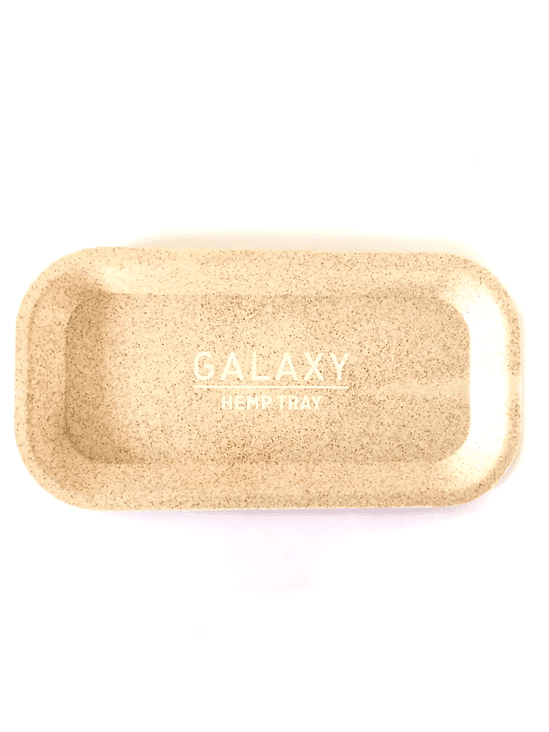 BIODEGRADABLE WHITE HEMP ROLLING TRAY-GALAXY 1
