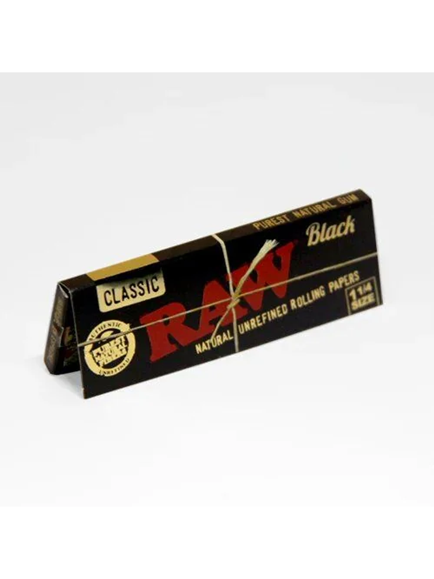 Papelillos Black 1 1/4 1 Ud-Raw 1
