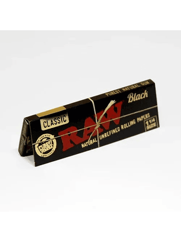 PAPELILLOS BLACK 1 1/4 1 UD-RAW 1