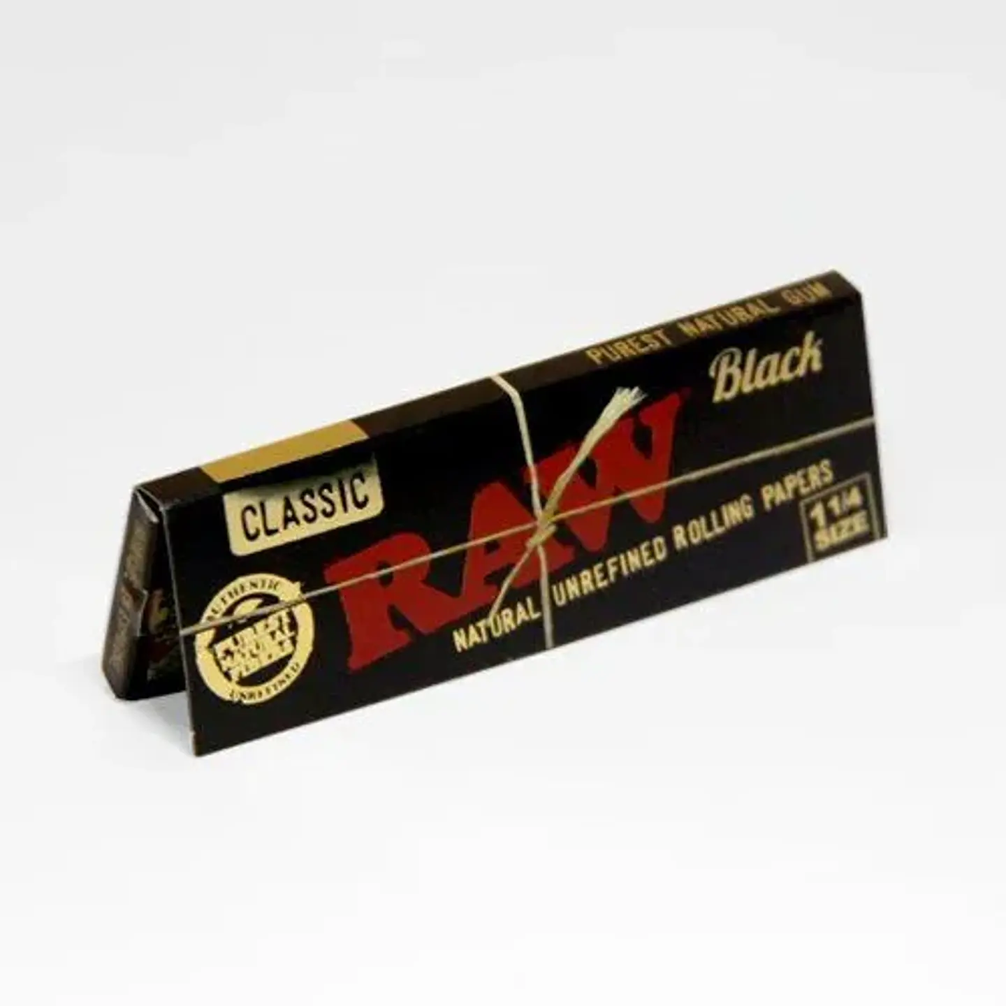 Papelillos Black 1 1/4 1 Ud-Raw 1