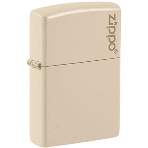 Encendedor Classic Flat Sand Logo - Zippo