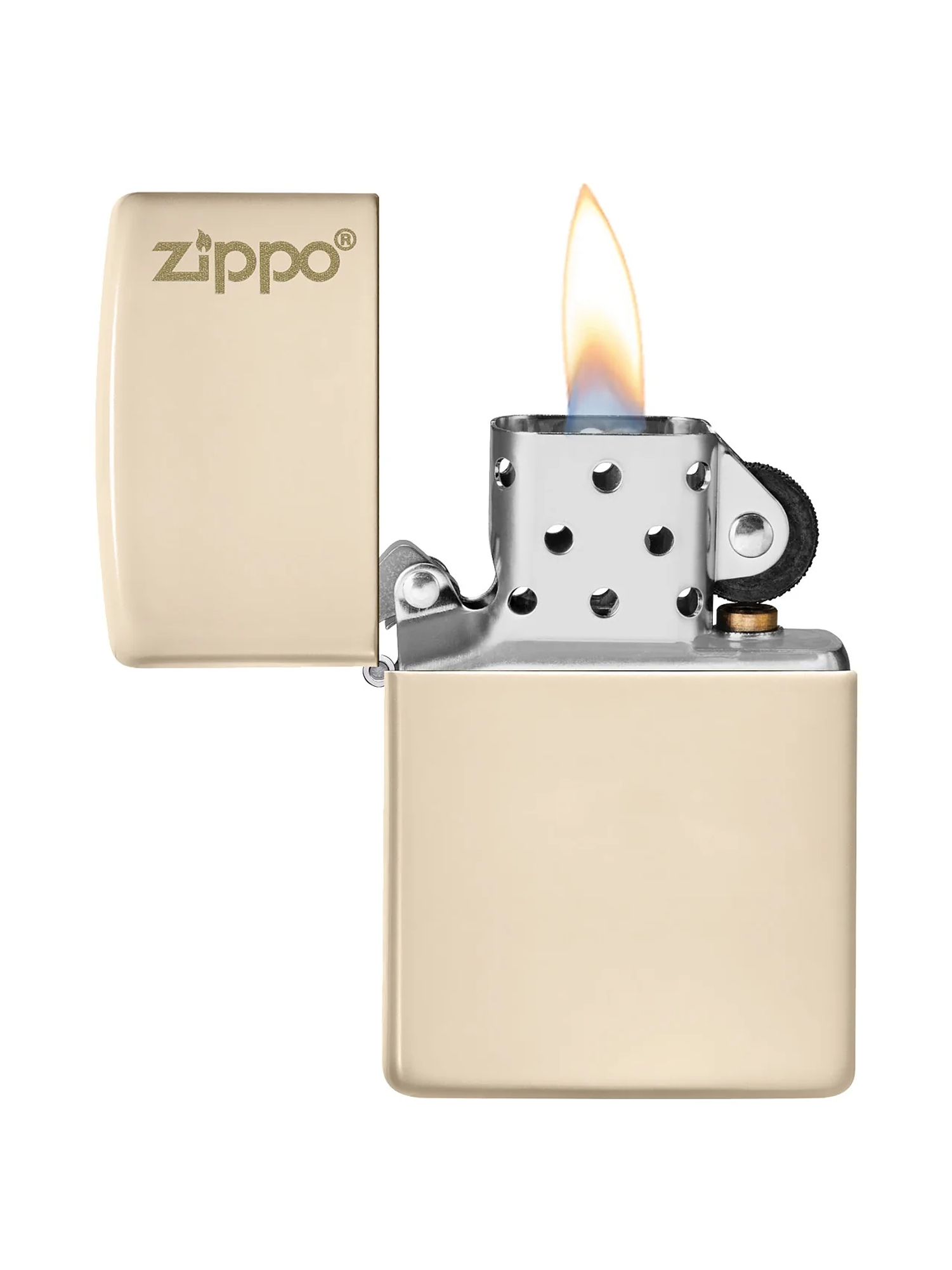 Encendedor Classic Flat Sand Logo - Zippo 2