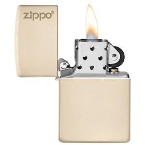 Encendedor Classic Flat Sand Logo - Zippo