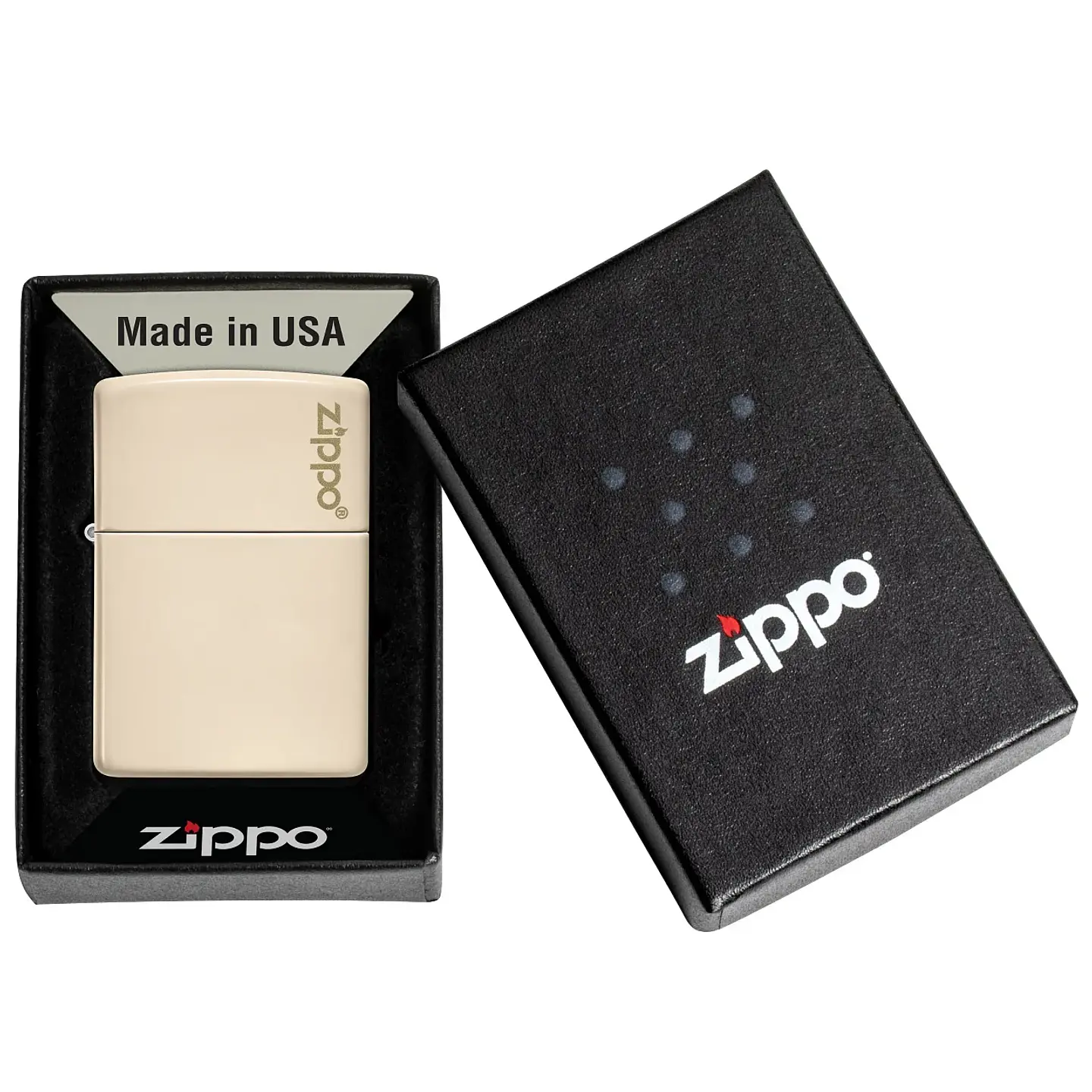 Encendedor Classic Flat Sand Logo - Zippo 3