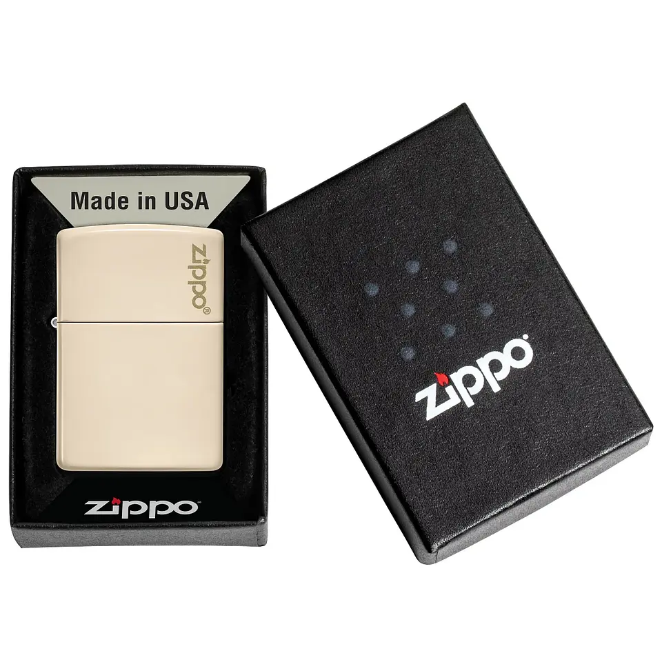 Encendedor Classic Flat Sand Logo - Zippo 3
