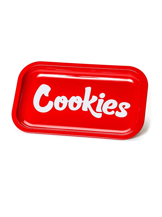 METAL ROLLING TRAY RED MEDIUM-COOKIES 1