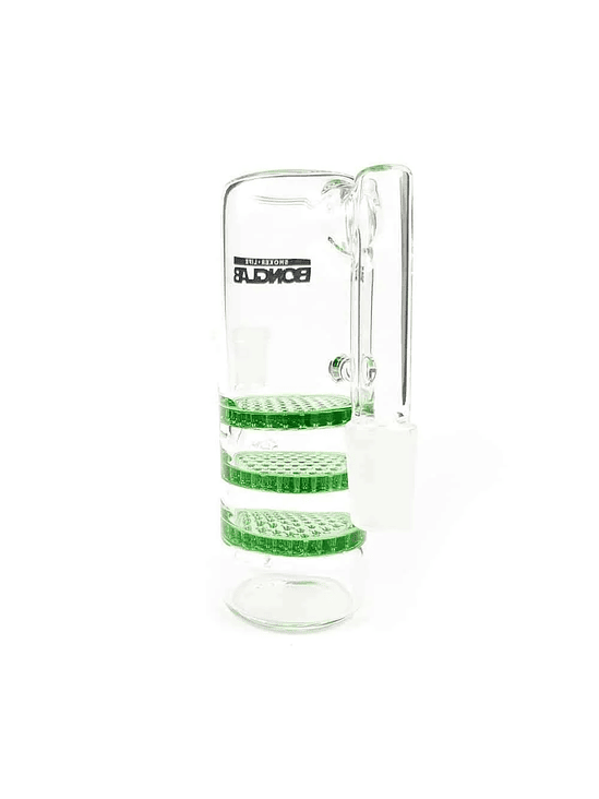 ATRAPA CENIZA PANAL TRIPLE GREEN 18MM-BONGLAB 2