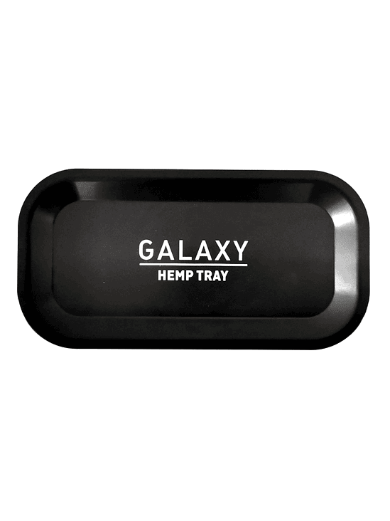 BIODEGRADABLE BLACK HEMP ROLLING TRAY-GALAXY 1