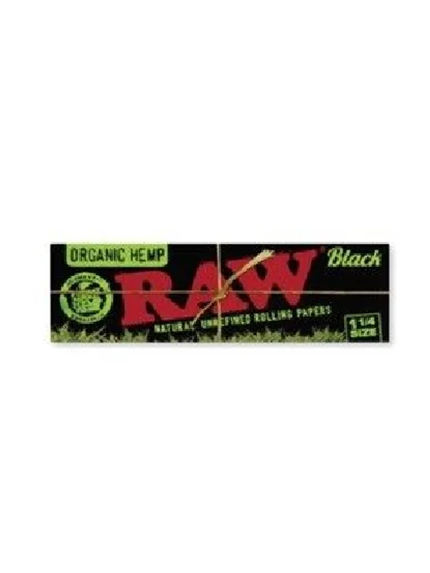 Papelillos Black Organic Hemp 1 1/4  1 Ud-Raw 1