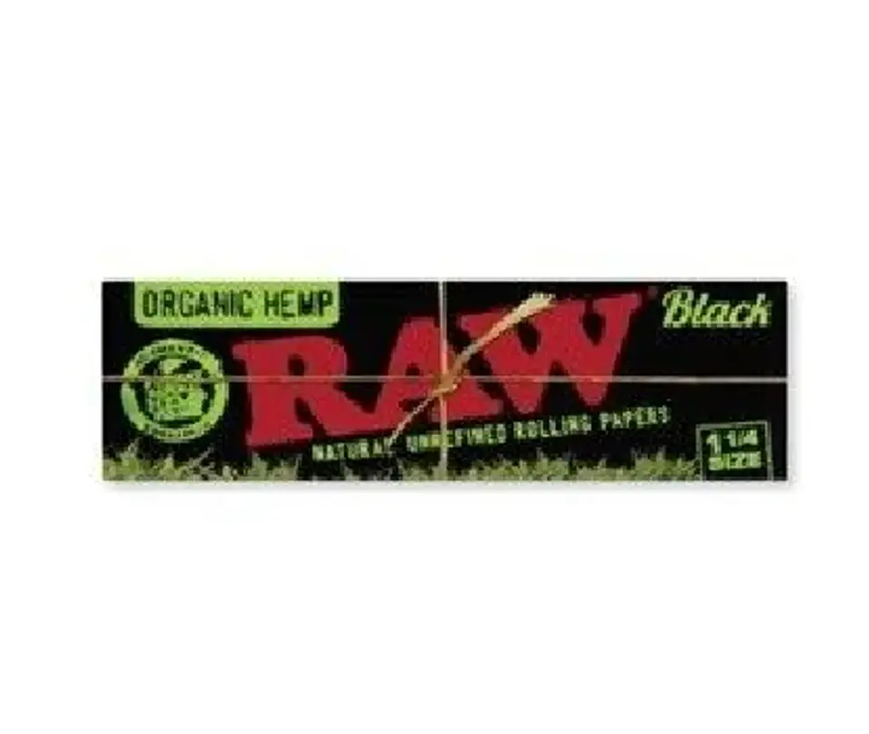 Papelillos Black Organic Hemp 1 1/4  1 Ud-Raw 1