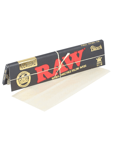 PAPELILLOS BLACK KING SIZE SLIM-RAW 1