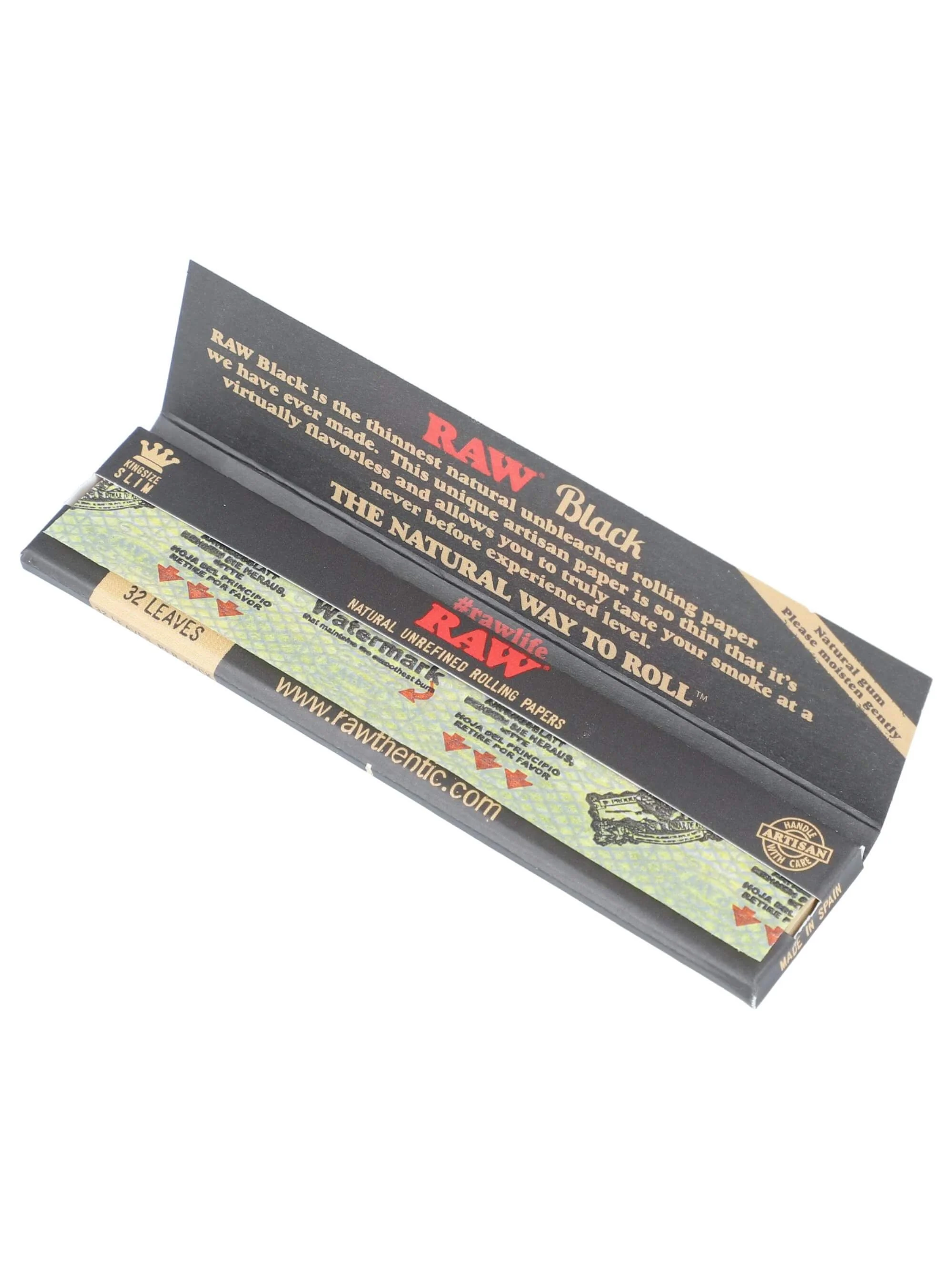 Papelillos Black King Size Slim-Raw 4